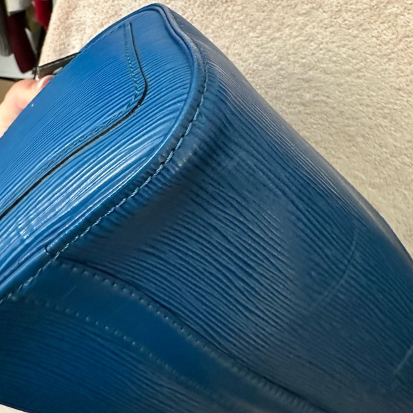 Louis Vuitton Speedy 25 Bag Handbag Epi Toledo Blue - Picture 7 of 15
